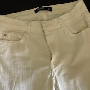 Just Black White Denim Pants